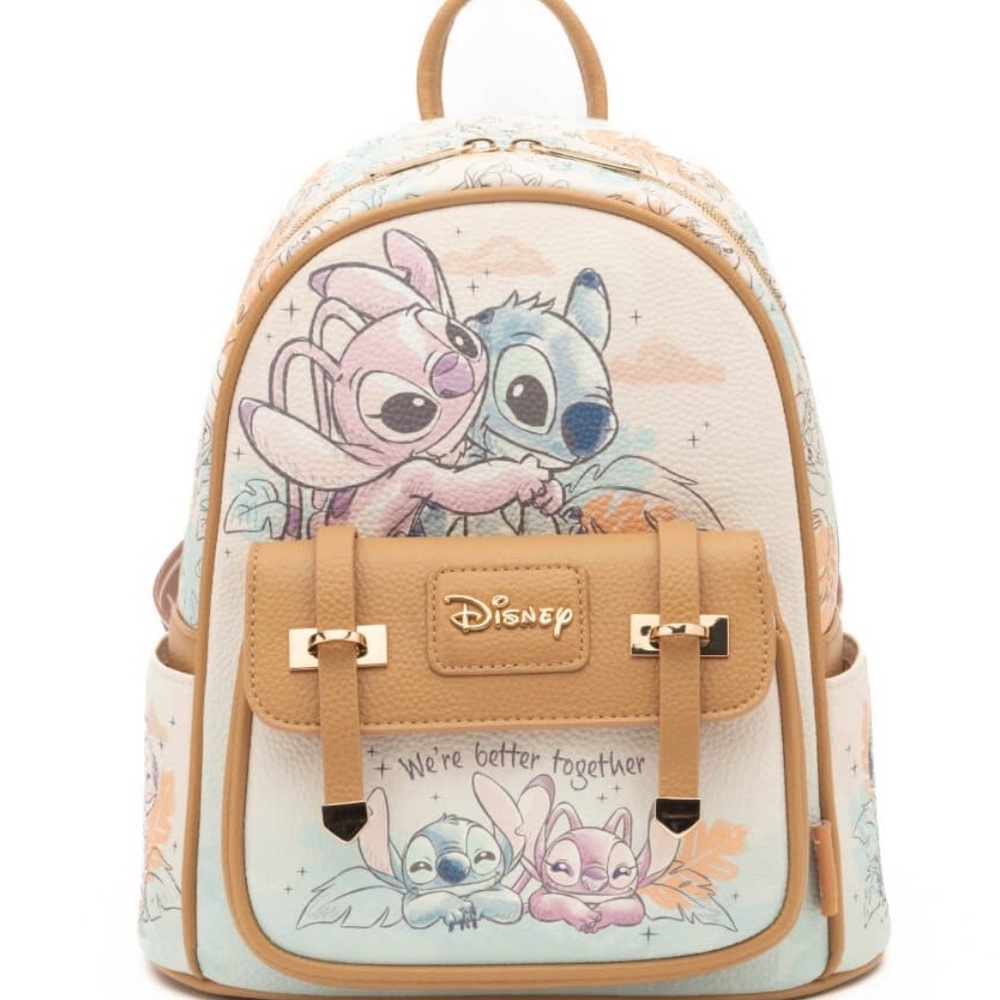 WondaPop Disney Lilo & Stitch Angel & Stitch Exclusive Hug It Out Mini Backpack